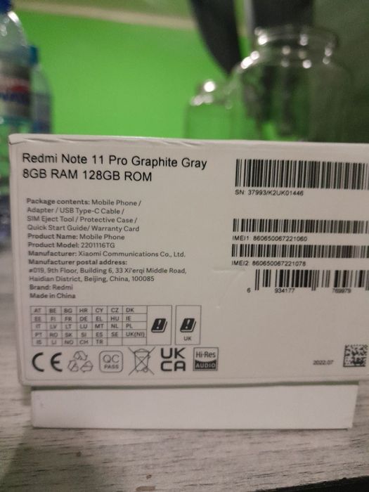 Redmi not 11 pro 8+8/128 gb