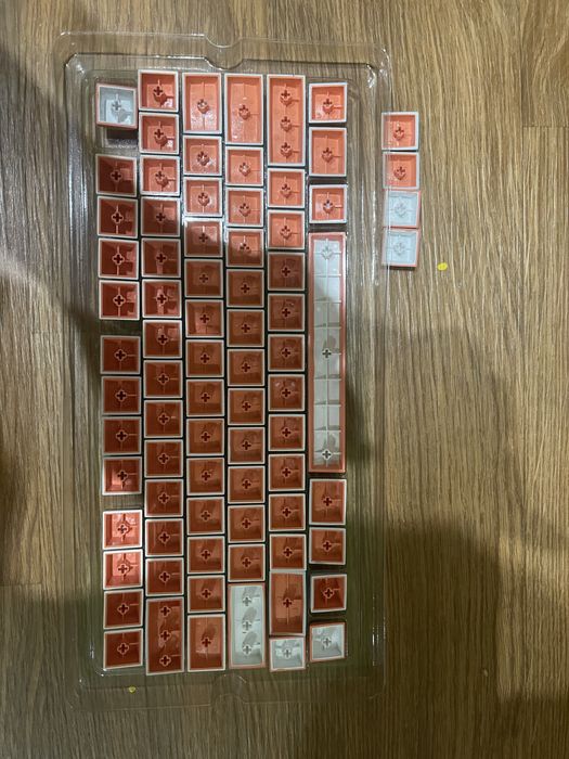 Оригинальные PBT keycaps VGN N75 Pro Jelly Orange