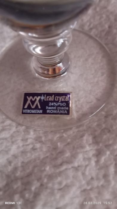 Vaza cristal Bohemia