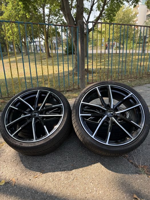 Jante Aliaj Brock B38 R19 5x112 + Anvelope Vară NOI 225/35 R19