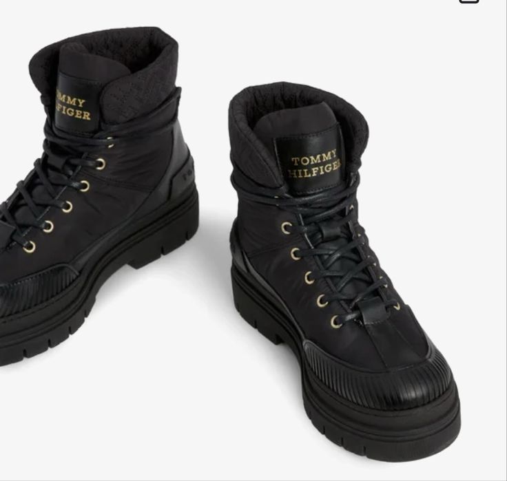 Дамски боти кубинки Tommy Hilfiger