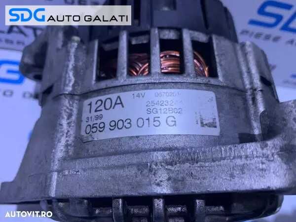 Alternator 120A 14V Audi A4 B5 2.5TDI V6 1997 - 2001 Cod 059903015G [AV3028]