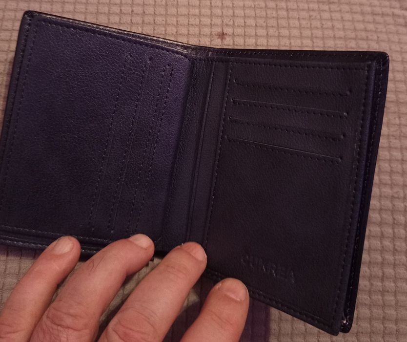 Portofel pielea de vacă Antifurt