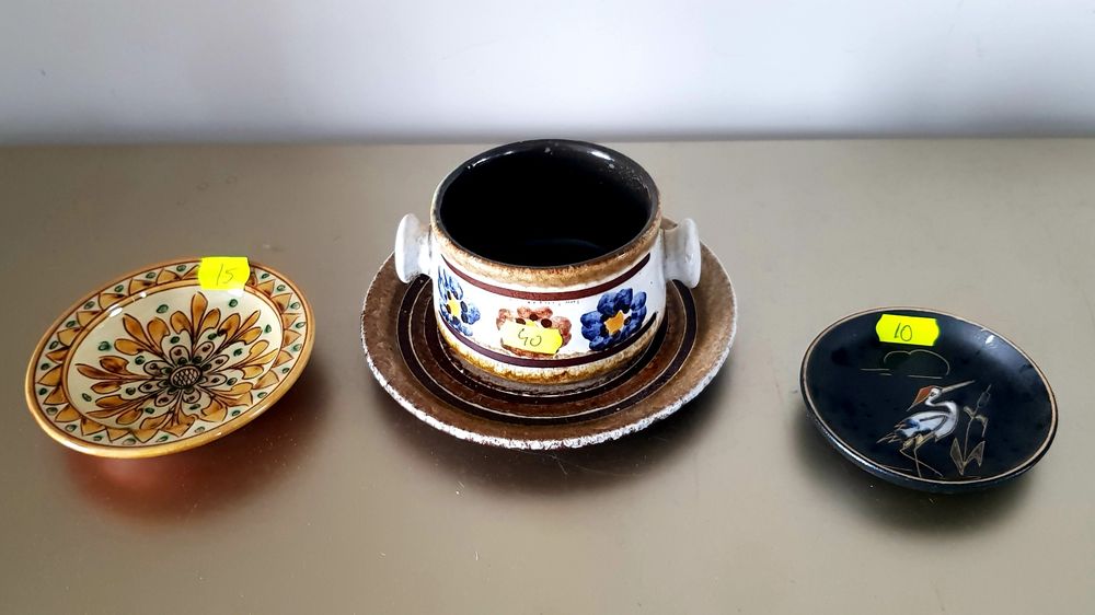 Carafa/cană din porțelan și ceramică