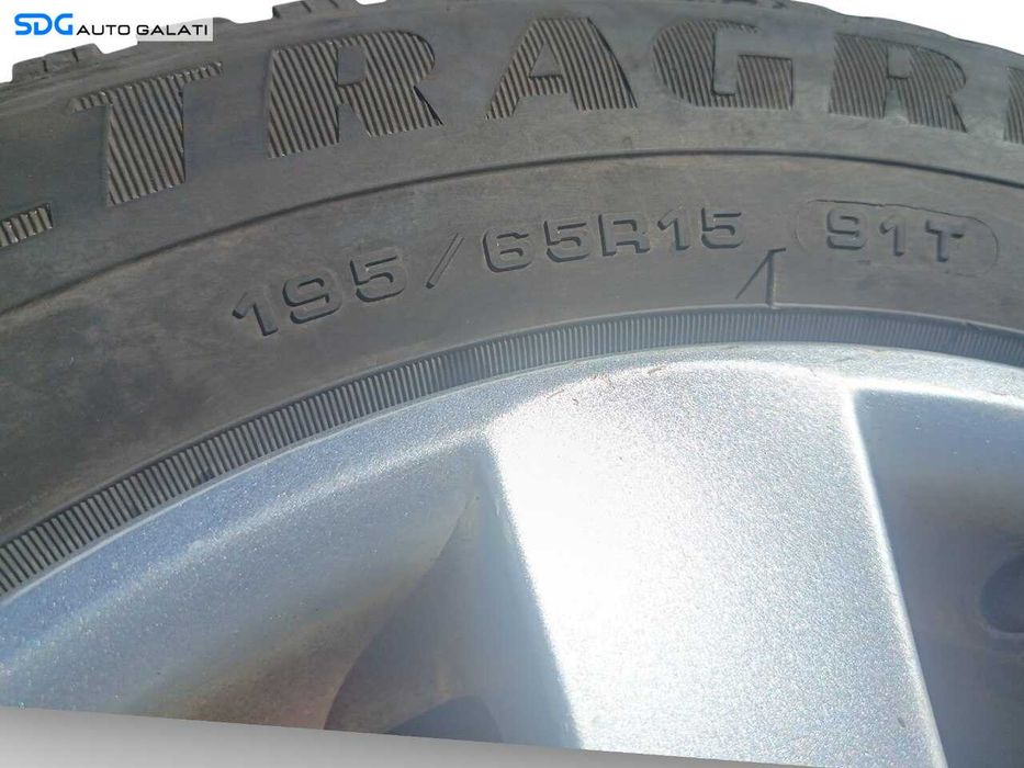 Set 4 Jante Janta Roata Roti Aluminiu 195 65 15 R15 Volkswagen Passat B6 2005 - 2010 (KBA45850 6 1/2Jx15H2 ET 47) [JNT0013]