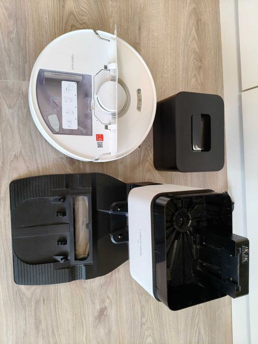 Robot de aspirare, Roborock Q7 MAX+, cu mop si apa, mapare 3D, alb