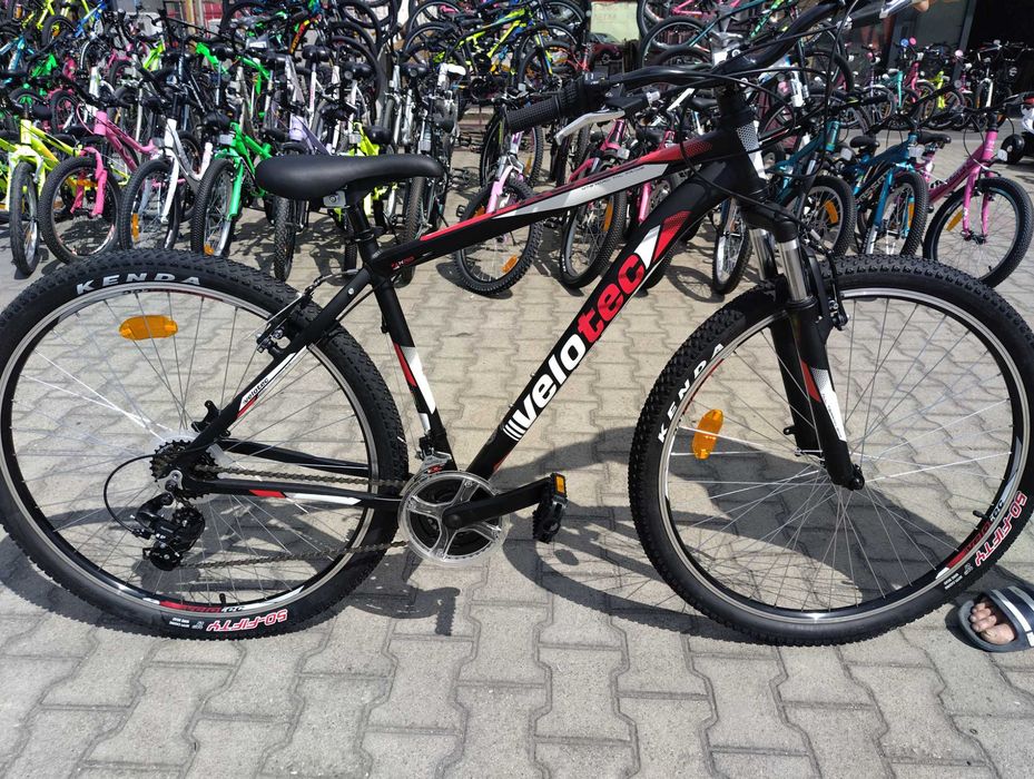PA Алуминиев велосипед 29" Velotec PRO черен/червен