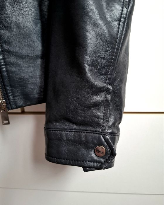 Geacă damă KIABI - piele ecologică, marimea 38 (M)