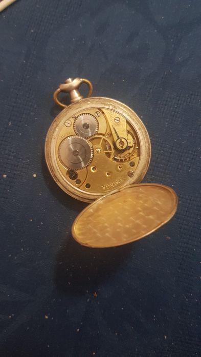 Omega джобен часовник джобен сребро