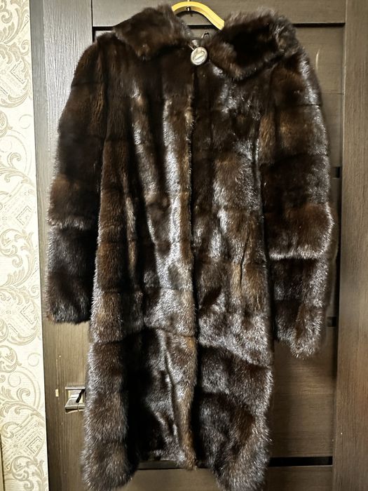 Натуральная норковая шуба