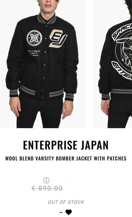 Enterprise geaca colegiu M-L, lana f calduroasa , retail 890 euro