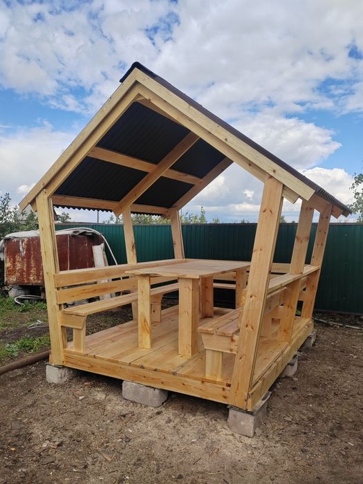 Беседки из дерева