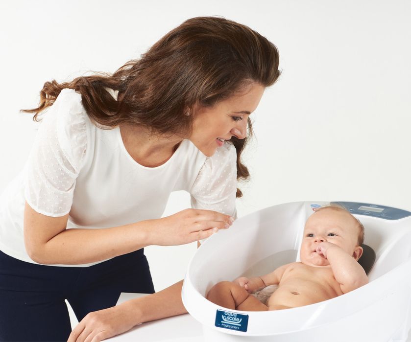 Дигитална бебешка вана с везна и термометър Aquascale 3-в-1