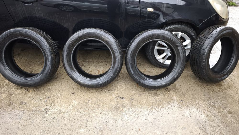 Продавам 4 броя летни гуми 205/55-16 Kumho