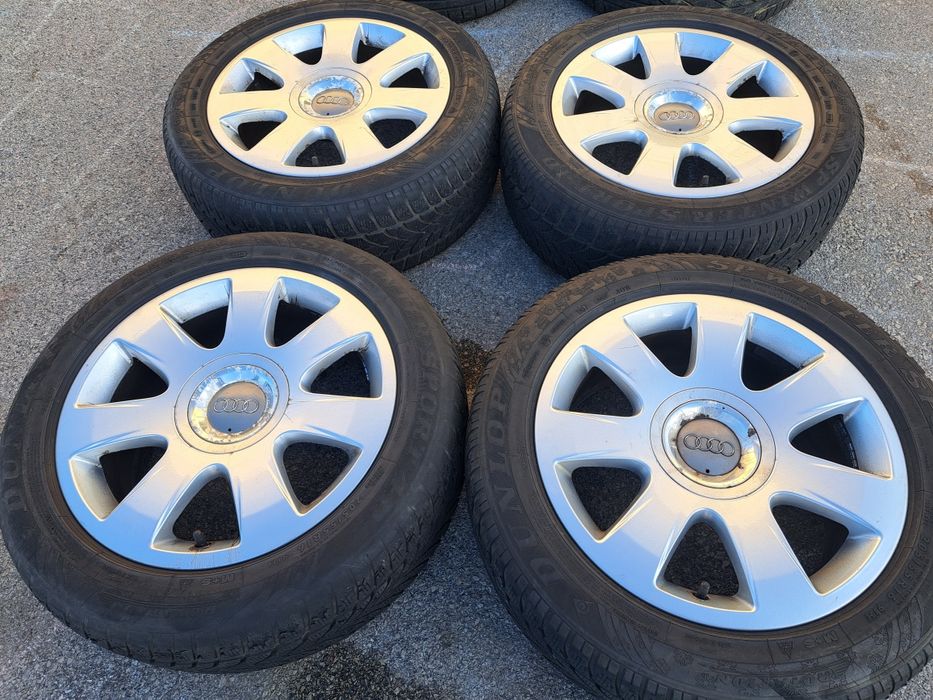 5х112/16 с гуми Ауди VW Шкода Сеат 5x112/16 лети джанти Audi Skoda