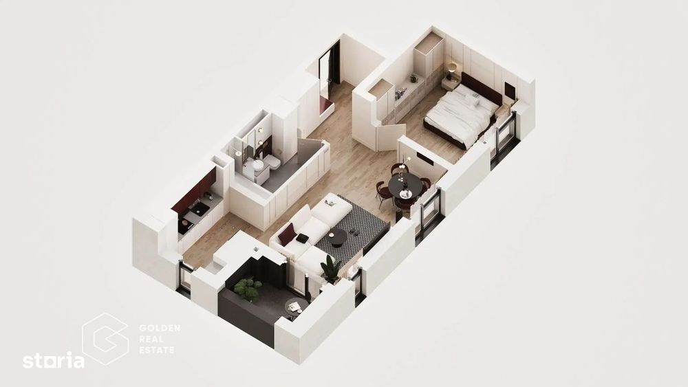 Apartament 2 camere Vladimirescu, Bloc Nou, comision 0% — fotografia 3