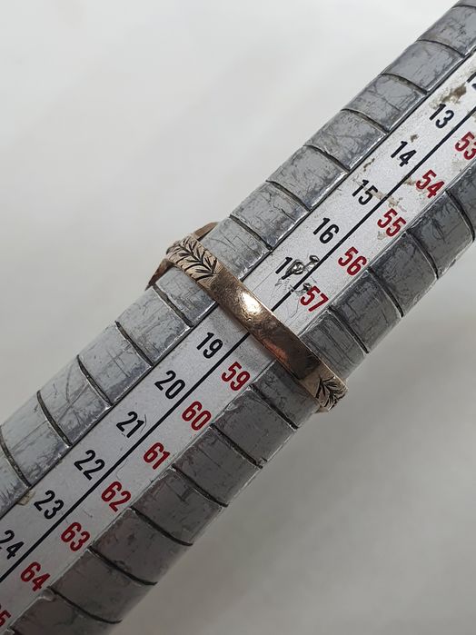 Inel Marquise antic din aur de 14K și argint cu diamante naturale și email turcoaz – mărimea 58 – 8,76 g