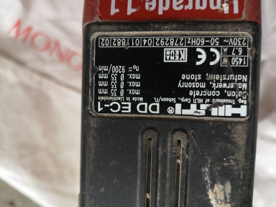 Hilti dd ec1 Диамантено пробивна Машина
