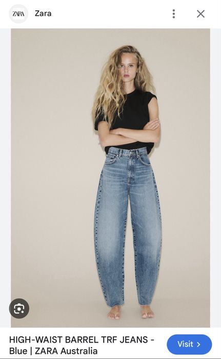 Дънки ZARA Barrel