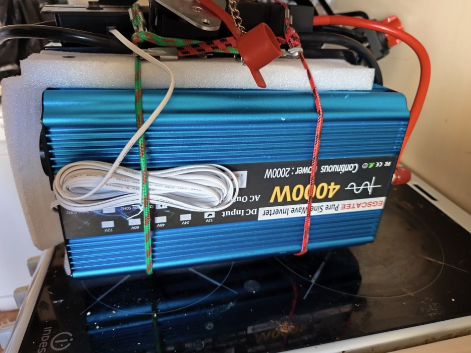 Wattcycle lifepo4 12v 100Ah батерия и инвертор 2кв.