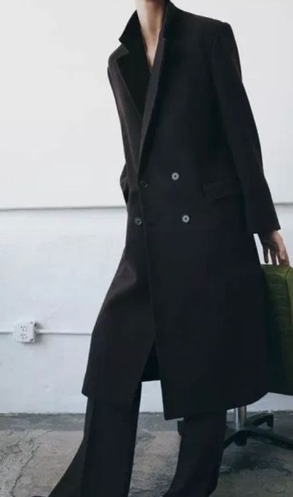 Zara дълго палтенце вълнено