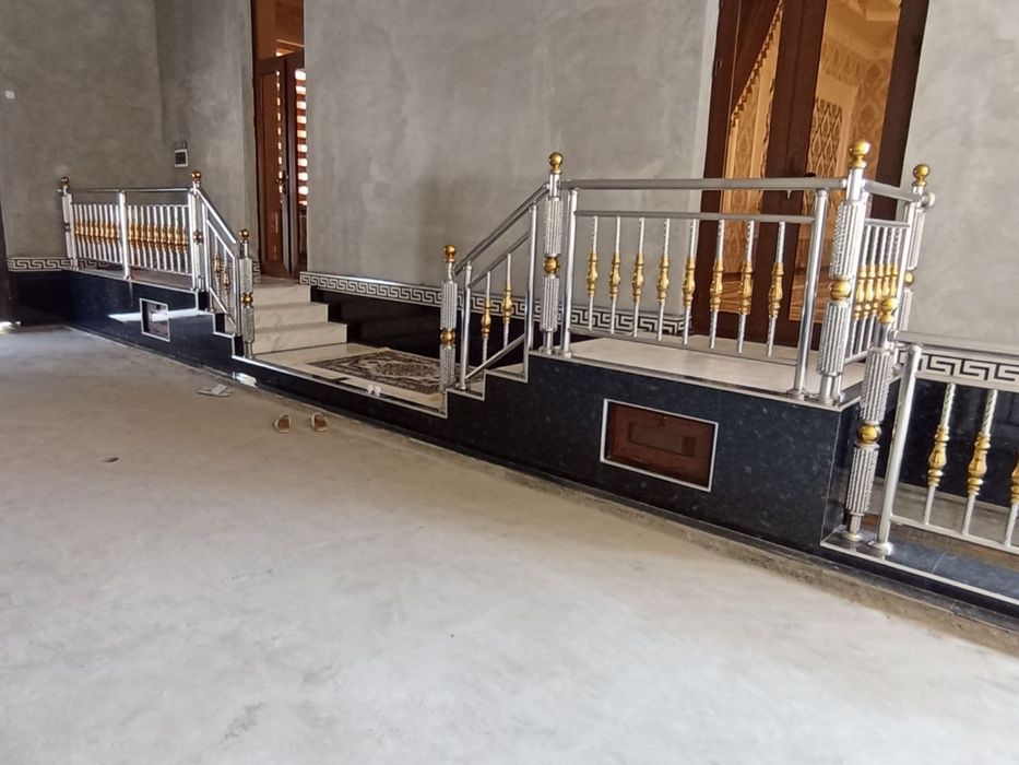 Изготовление из нержавеющей материалов перила  козероги навеси