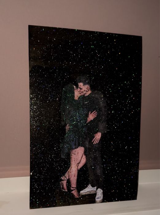 Tablouri sclipici holografic / praf de stele