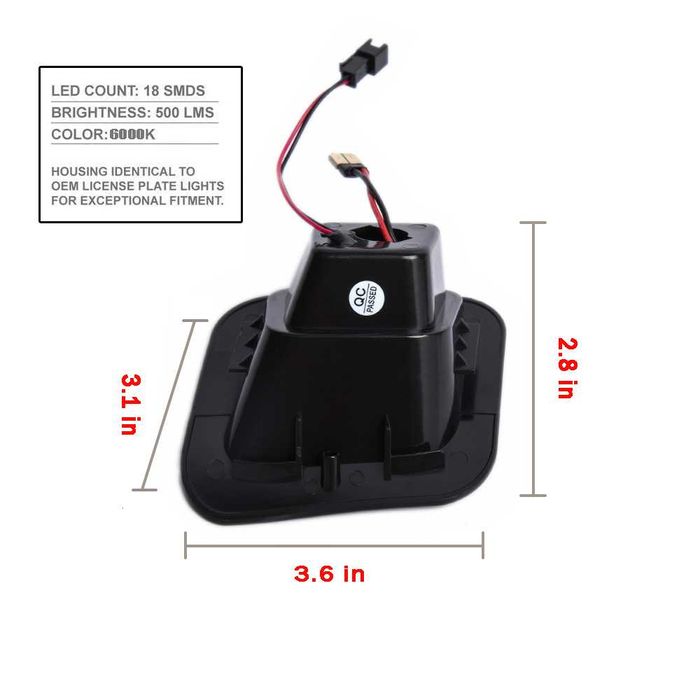 LED Плафони за DODGE Ram 1500 / 2500 / 3500 за заден номер - Додж Рам