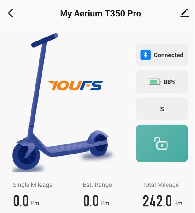 Vând trotinetă Aerium T350 PRO