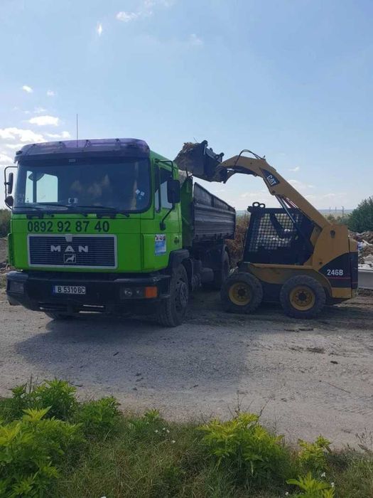 Услуги с Мини Челен Товарач(Бобкат) и Самосвал