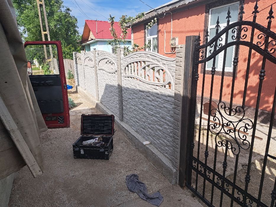 Gard placi beton/prefabricat in rate