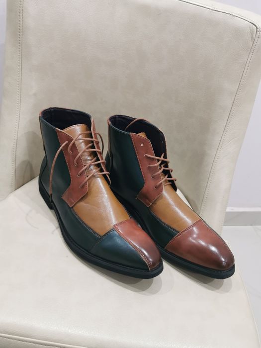 Pantofi ghete piele naturală 42