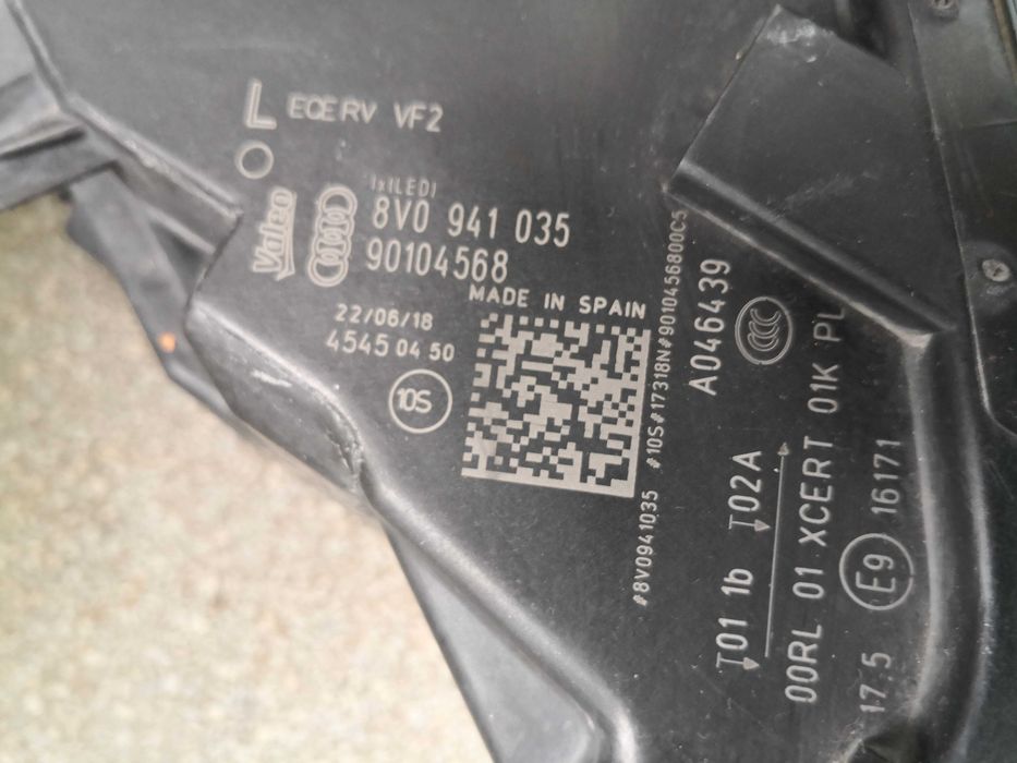 Фар Audi A3 Audi S3 Audi RS3 LED ляв/Фар Ауди А3 С3 РС3 Оригинален