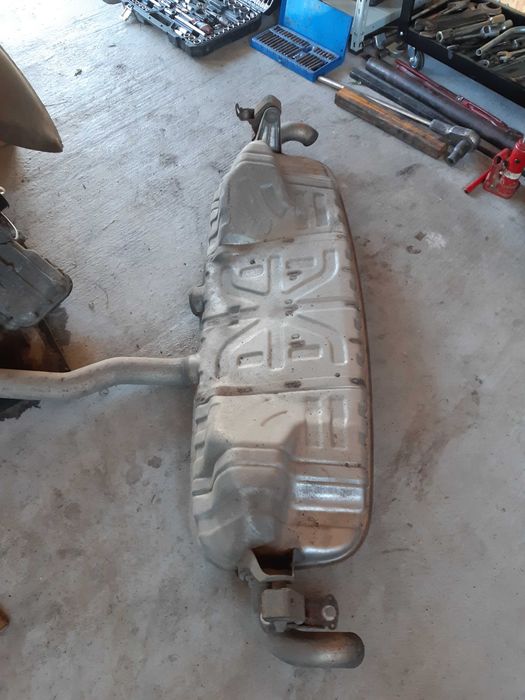Toba esapament / Bara stabilizatoare cu suporti VW TOUAREG 7L 2.5