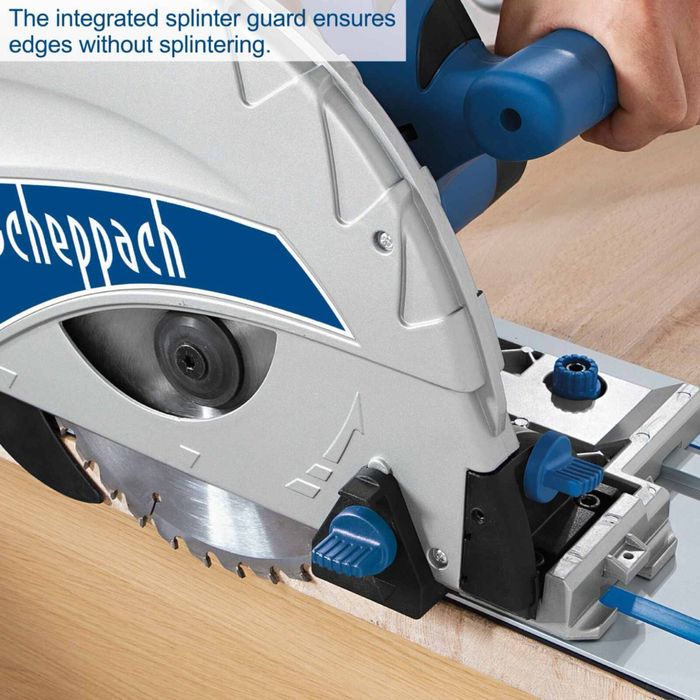 Ръчен потапящ циркуляр 1600W, 210мм Scheppach PL75