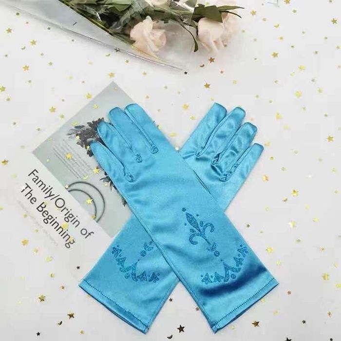 Эльза плащ-накидка перчатки