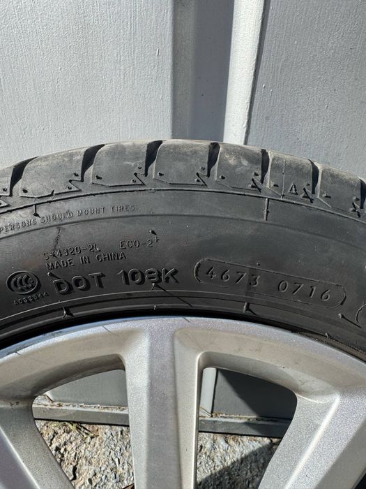 Джанти с гуми 205 55 16 Opel