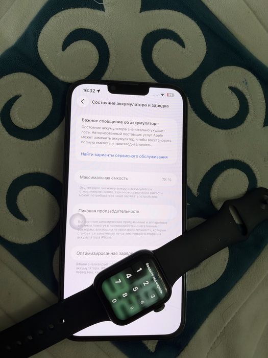 Продам iPhone 13 Pro Max 128 GB + Apple Watch Series 5 (40 мм)