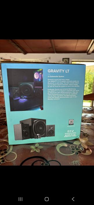 Sistem boxe 3 in 1 cu subwoofer, Grafity LT, nou,   Bluetooth,