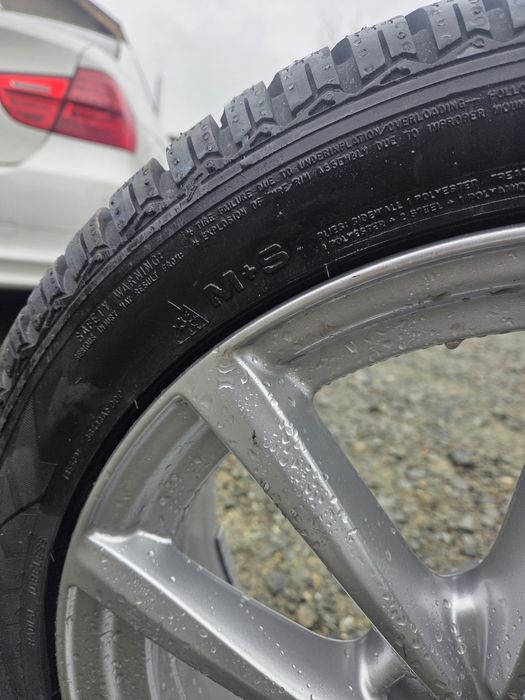 2 Jante Borbet -R17, cu cauciucuri M+S