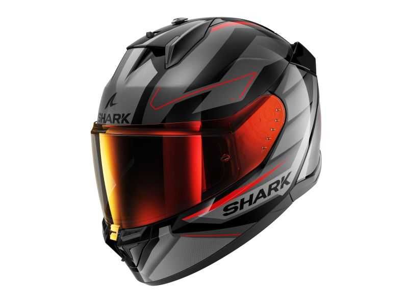 Mото Каска SHARK D-SKWAL 3 SIZLER Red/Gray/Black,очила,плака