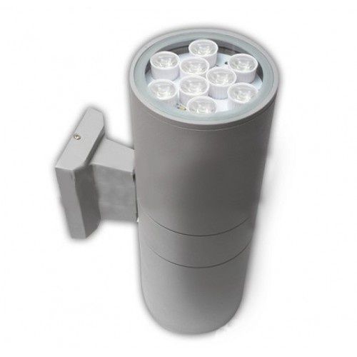 Светильники фасадные линейные, двухсторонние.