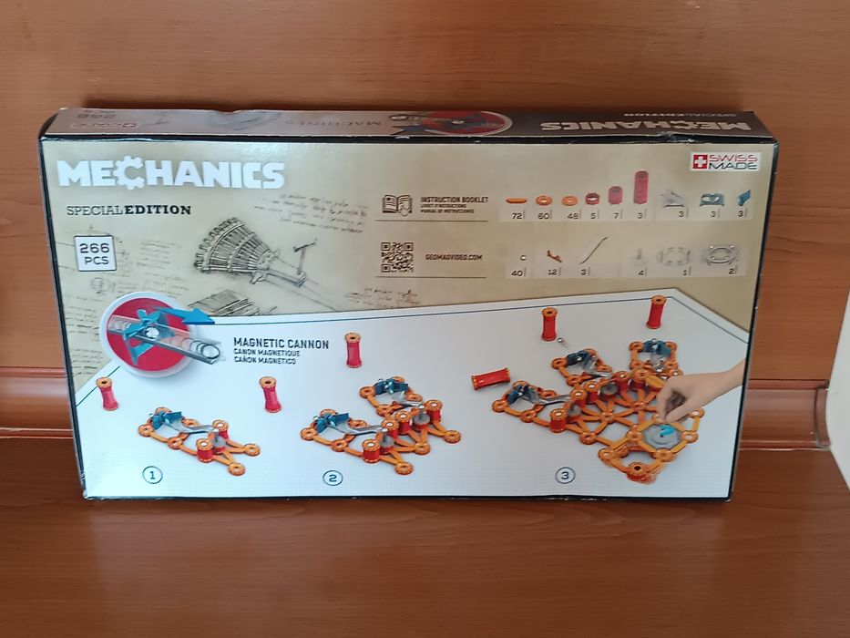 Магнитен конструктор 266части. Специално издание Леонардо да Винчи