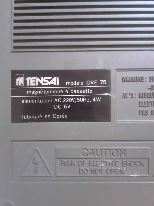 casetofon slim Tensai colectie