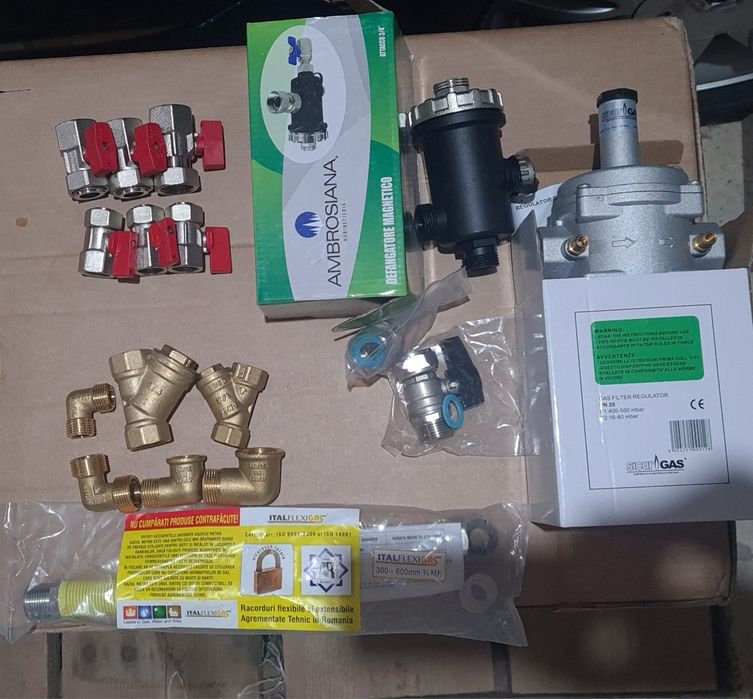 Kitul de montaj complet pentru centrala termică