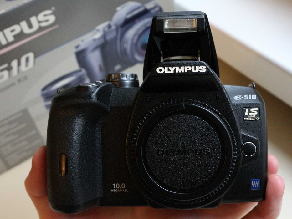 Камера Olympus E-510 с двумя объективами в идеале