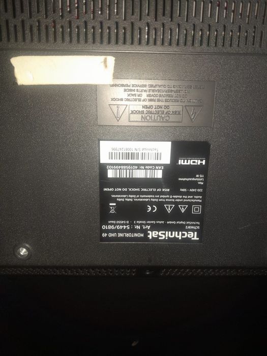 Monitor TV 2 bucăți , 125 Cm, 49 INCHI. Profesional Technisat 4K UHD