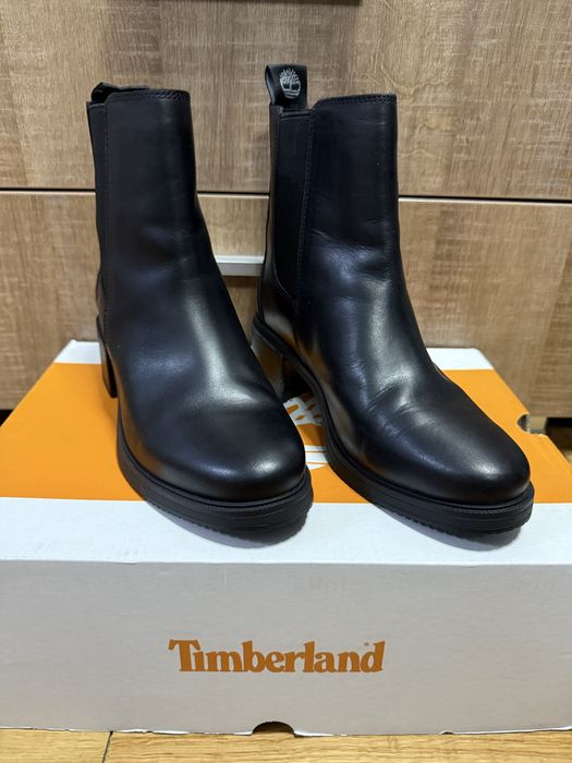 Botine din piele Timberland Dalston Vibe Chelsea, 37.5