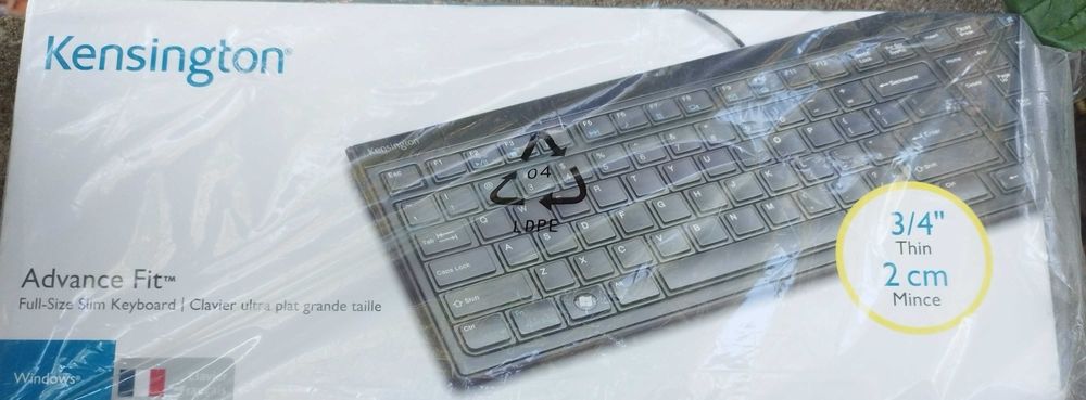 намалена Kensington Чисто нова тънка, лека и ергономична клавиатура