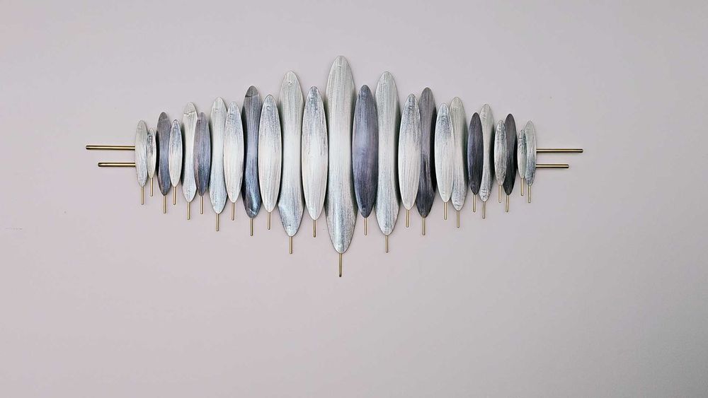 REDUCERE Ornament decorativ 3D argintiu 1.5mx67cm -TRANSPORT GRATUIT